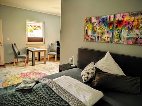 Comfort Double Room, Non Smoking, Garden View | Minibar, laptop workspace, blackout drapes, free WiFi