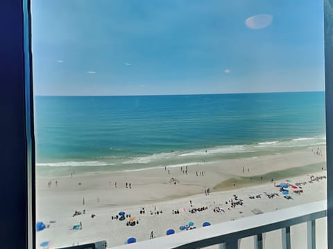 On the beach