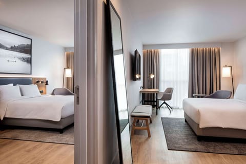 Family Room, Non Smoking, Connecting Rooms | In-room safe, desk, laptop workspace, blackout drapes