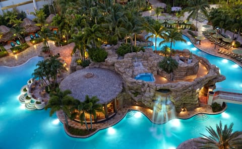 3 outdoor pools, cabanas (surcharge), pool umbrellas