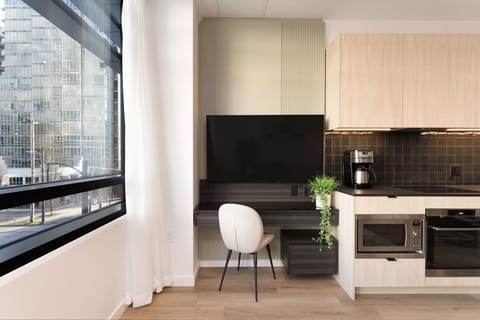 Apartment, 2 Bedrooms | Premium bedding, pillowtop beds, blackout drapes, soundproofing