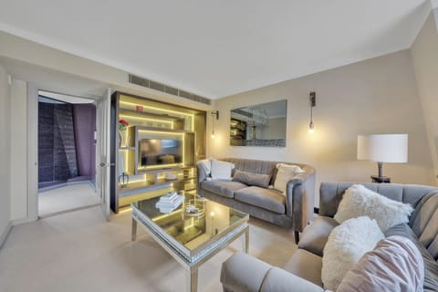 Economy Apartment, 2 Bedrooms | Living area | 40-inch Smart TV with digital channels