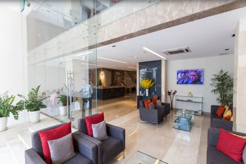 Lobby sitting area