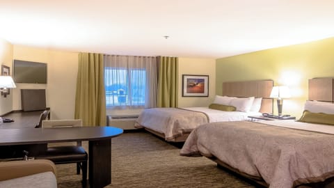 In-room safe, desk, iron/ironing board, free cribs/infant beds