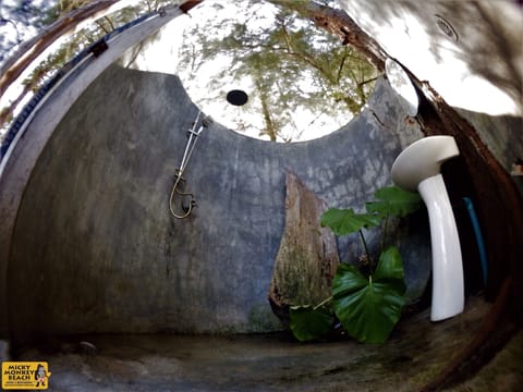 Standard Tent (Standard Fabric Room) | Bathroom | Shower, free toiletries, slippers, towels