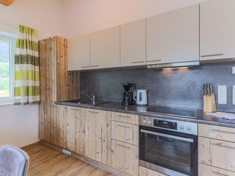 Apartment | Private kitchen | Electric kettle, toaster, highchair