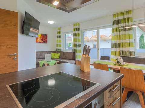Apartment | Private kitchen | Electric kettle, toaster, highchair