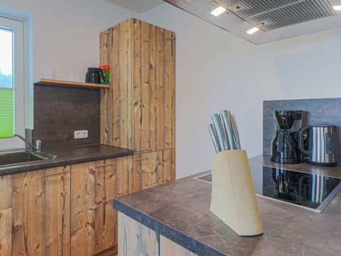 Apartment | Private kitchen | Electric kettle, toaster, highchair