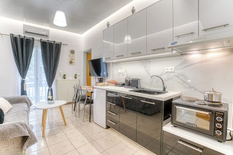 Mini-fridge, microwave, stovetop, electric kettle