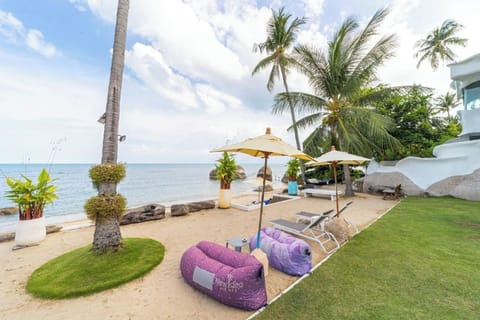 Private beach