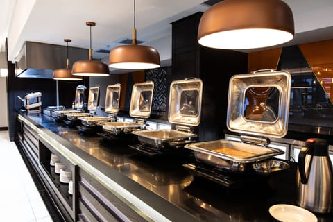 Daily buffet breakfast for a fee
