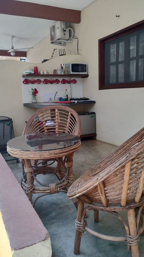 Basic Studio, Patio, Garden View | Private kitchenette | Mini-fridge, microwave, blender, cookware/dishes/utensils