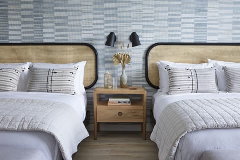 Egyptian cotton sheets, premium bedding, down comforters, minibar