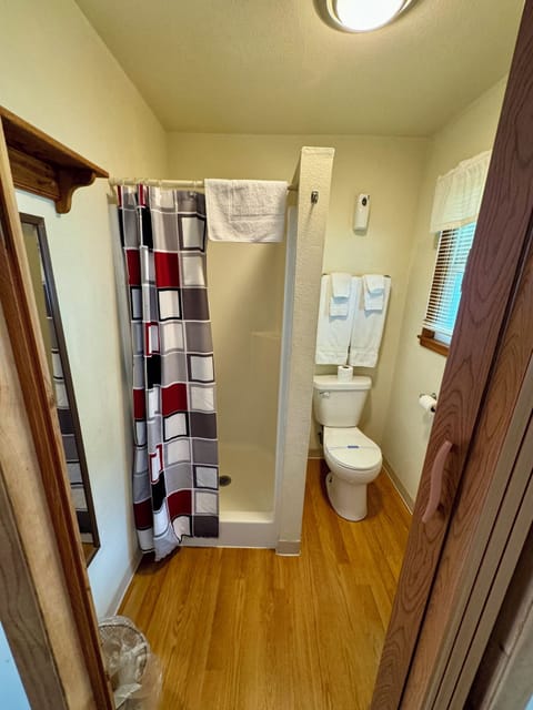 Room, 1 Double Bed, Non Smoking | Bathroom | Towels, soap, shampoo, toilet paper