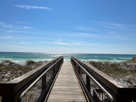 Condo, 1 Queen Bed with Sofa bed (Sandpiper Cove 8149) | Beach | Private beach, white sand