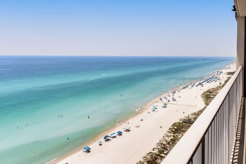 Condo, Multiple Beds, Balcony, Ocean View (Ocean Reef 1709 - No Pets Allowed) | Beach | On the beach, sun loungers