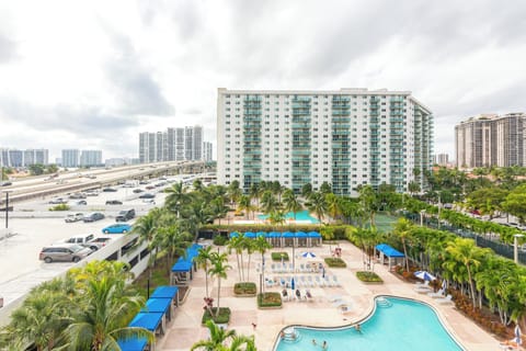 Elite Apartment, Balcony, Pool View | View from room