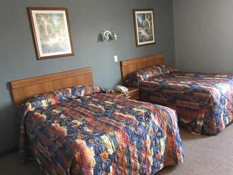 Desk, laptop workspace, free WiFi, bed sheets