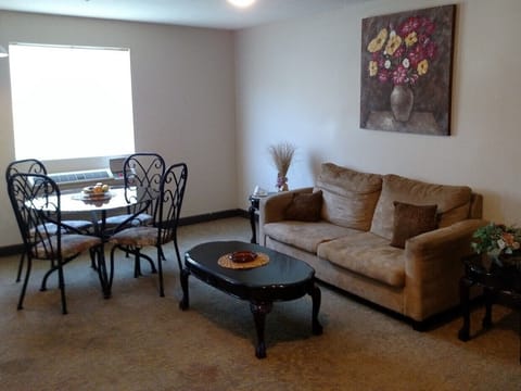 Family Apartment | Living area | 32-inch LED TV with satellite channels