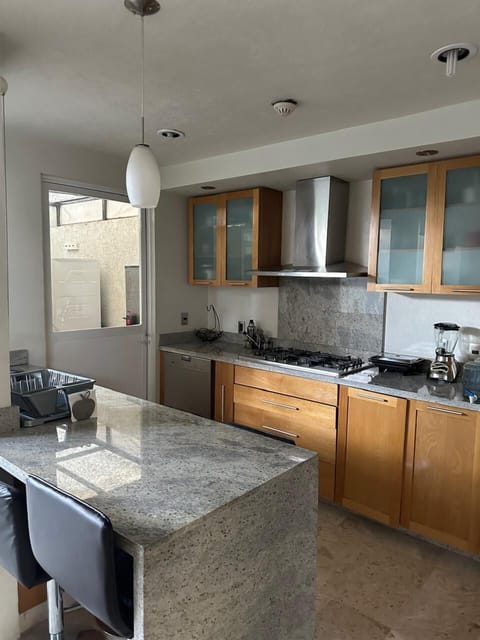 Family House, Balcony, Garden View | Private kitchen