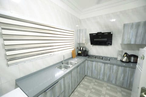 Luxury Apartment | Private kitchenette | Full-size fridge, microwave, stovetop, dishwasher