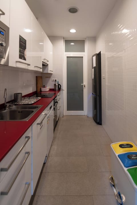 Shared fridge, microwave