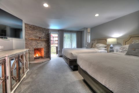 Family Suite, 2 Bedrooms, Kitchenette (Private Balcony) | Premium bedding, blackout drapes, iron/ironing board, cribs/infant beds