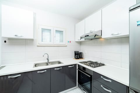 House (Three Bedroom Holiday Home with Terra) | Private kitchen | Fridge