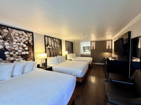 Standard Room, Multiple Beds | Pillowtop beds, in-room safe, desk, laptop workspace