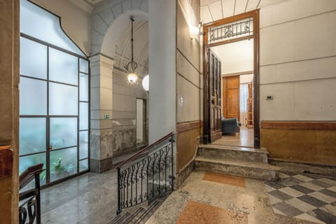 Interior entrance