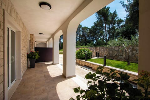 Interior entrance