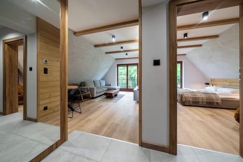 Comfort Apartment, Balcony, Mountain View | Living area | Flat-screen TV