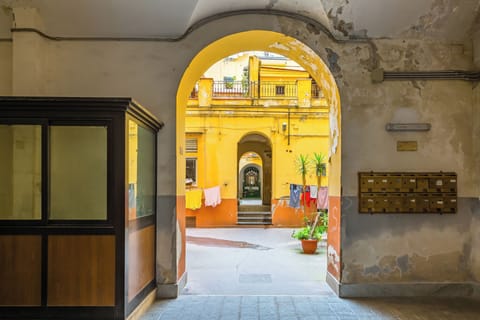 Interior entrance