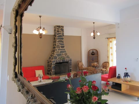 House, 3 Bedrooms | Living area | Flat-screen TV