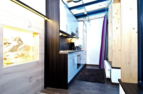 Exclusive Apartment, 1 Bedroom, Non Smoking, Mountain View | Private kitchen