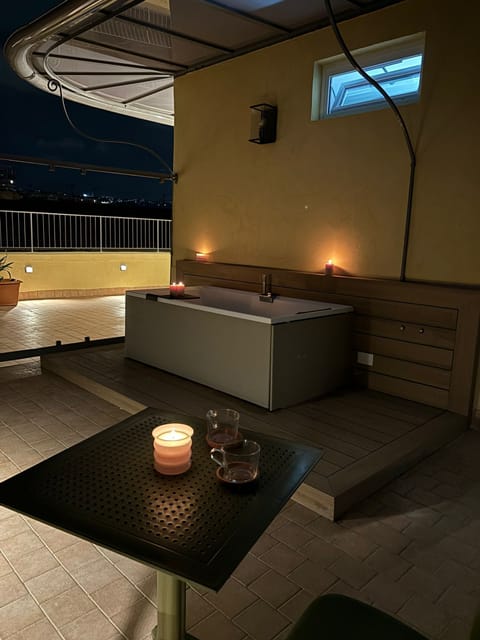 Luxury Quadruple Room, City View | Terrace/patio