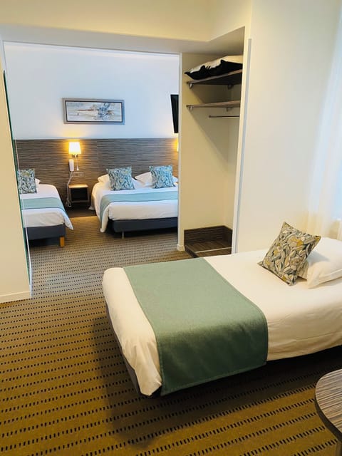 Desk, blackout drapes, soundproofing, iron/ironing board