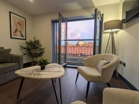 Standard Apartment, Multiple Beds, Non Smoking (Walk-in Shower;with Sofabed) | Living area | 40-inch TV with digital channels