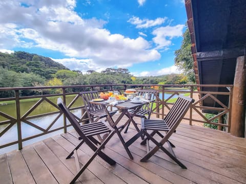 Deluxe Room, 1 Queen Bed, Jetted Tub, Lagoon View | View from room