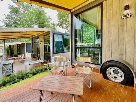 Superior Twin Room, Garden View | Terrace/patio