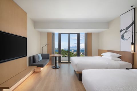 Superior Room, 2 Double Beds, Ocean View | In-room safe