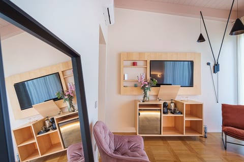 Standard Triple Room, Sea View | Minibar, in-room safe, free WiFi