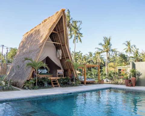 Deluxe Double or Twin Room, Pool View | View from room
