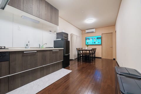 Apartment | Private kitchen | Fridge, microwave, stovetop, rice cooker
