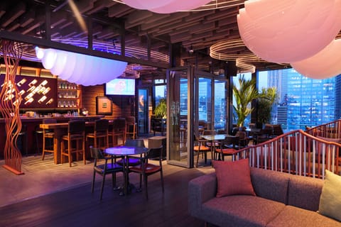 Poolside bar