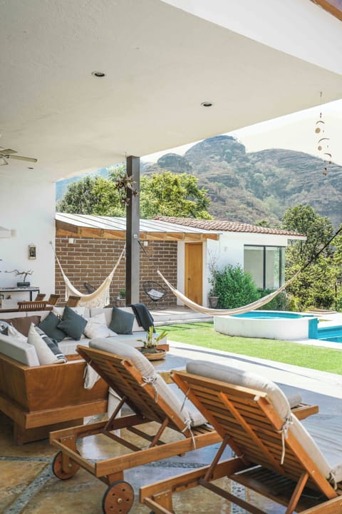 House, Private Pool, Mountain View | Living area | Flat-screen TV, DVD player