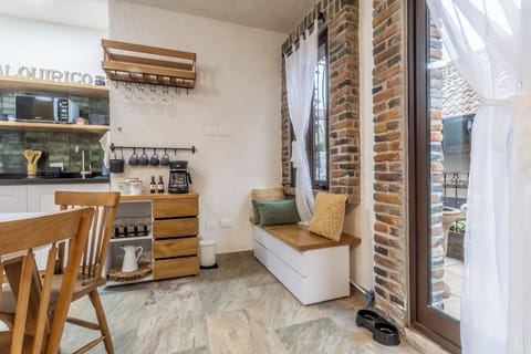 Comfort Apartment, Balcony, City View | Living area | TV