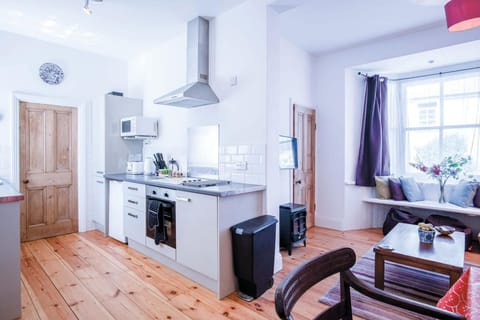 Microwave, oven, stovetop, electric kettle