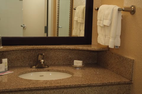 Free toiletries, hair dryer, towels