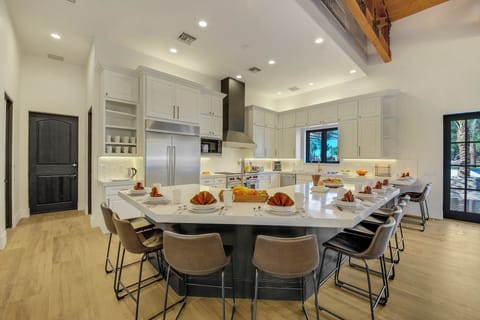 House, Multiple Beds, Pool Access, Pool View (The Stallion Estate Sleeps 24) | Private kitchen | Fridge, microwave, oven, stovetop